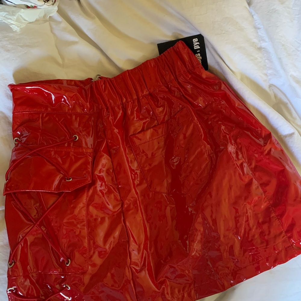 Red skirt